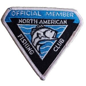 Vintage North American Fishing Club Patch NAFC Defunct Outdoor Sports Group